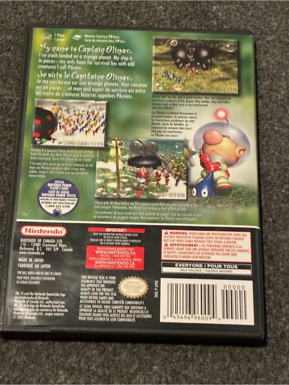 Pikmin Nintendo GameCube Complete CIB Tested & Working